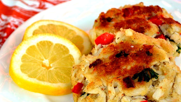 Image of Skinny Crab Cakes with Seafood Seasoning